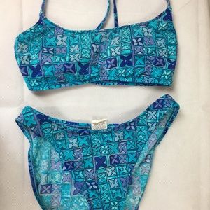 High waisted bikini size 13/14 bottom and top